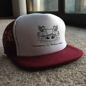 Vintage Powerscourt Ireland Trucker Hat